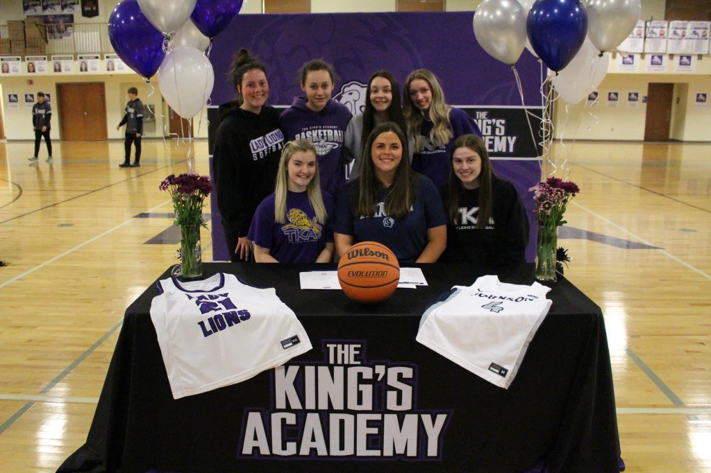 best day of my life!! thank you for everyone who made yesterday possible! 🤍💙 <a href="/JUTNWBB/">Johnson Women’s Basketball</a> <a href="/TKALadyLionsWBB/">TKA Lady Lions Basketball</a> @TNLadyVolcanoes