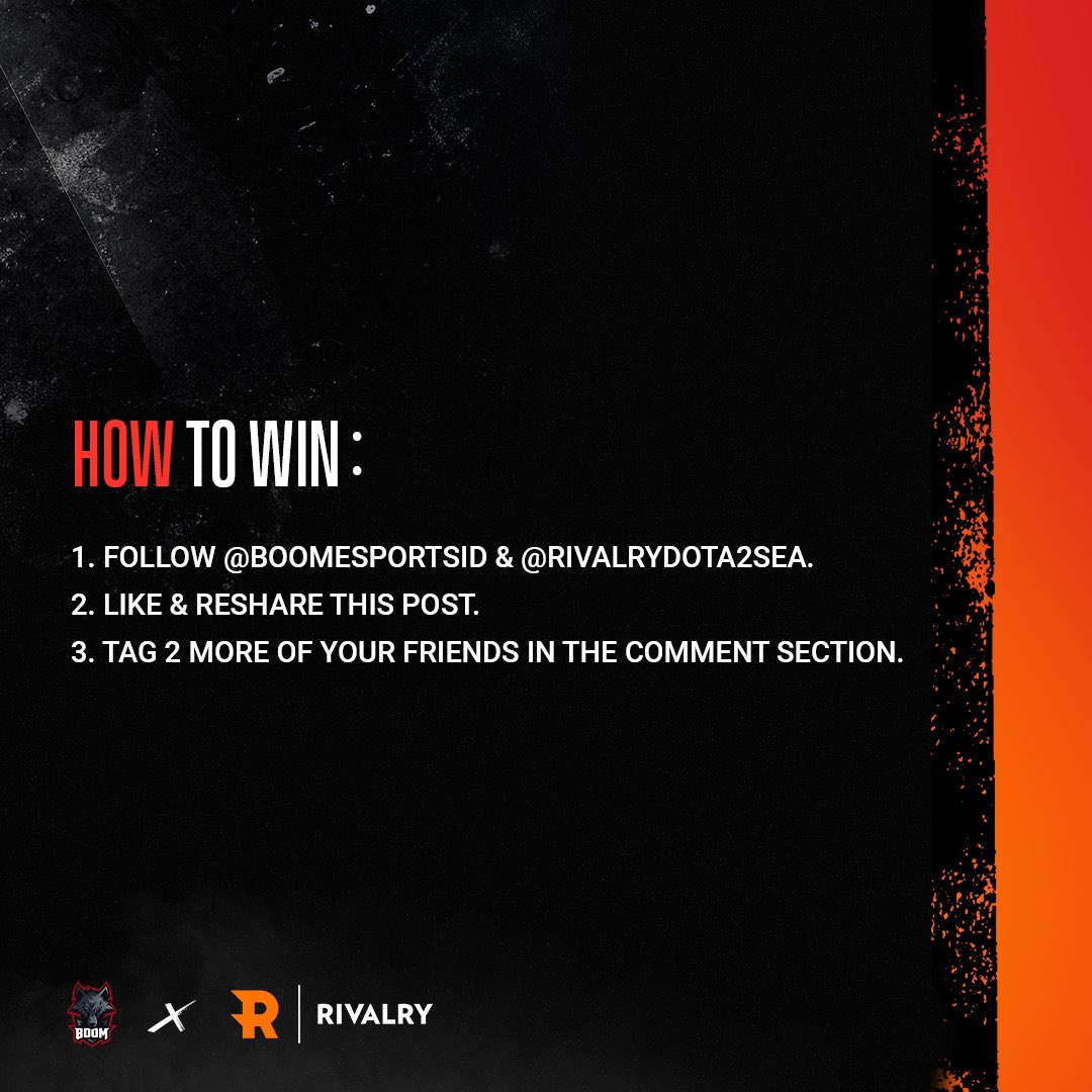 To celebrate our run in the DPC SEA, we are giving away 10x signed @RivalryDOTA2SEA jerseys for you Hungry Beast fans!

Giveaway ends at 22 April - follow the steps below and don’t miss out! 🔥