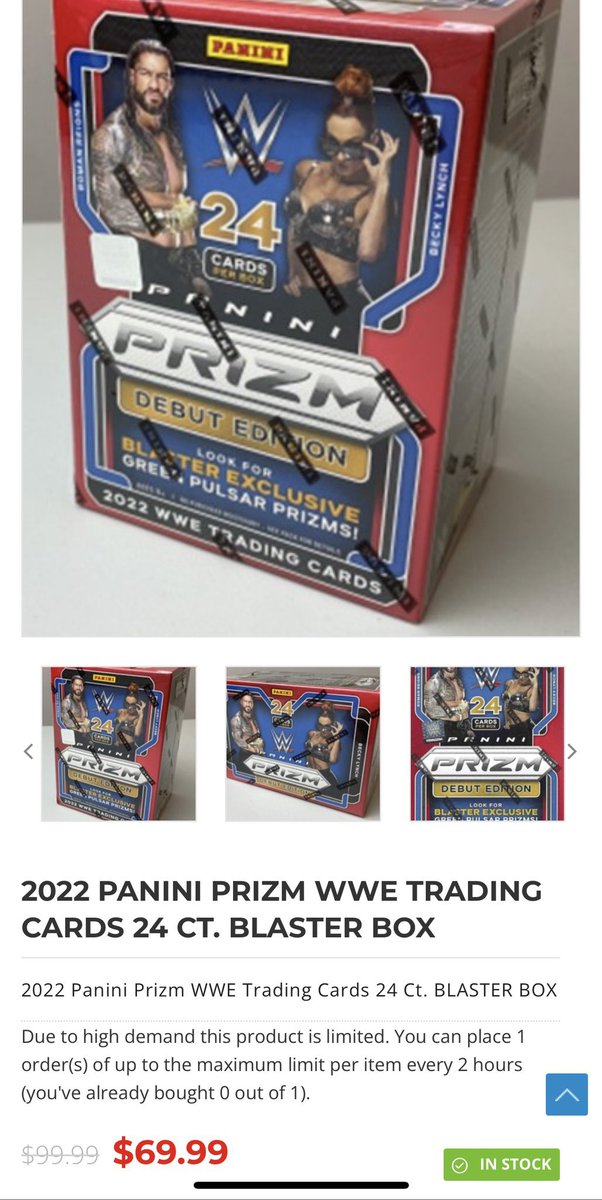 CardReleases's tweet image. WWE Prizm Soon 🙌🏼