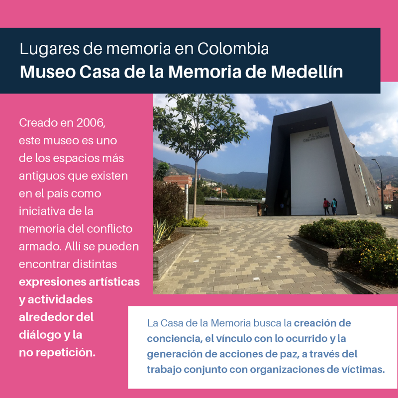 FCompaz's tweet photo. Hoy #9deAbril Día Nacional de la Memoria y Solidaridad con las Víctimas te invitamos a visitar algunos espacios que son producto del ejercicio de reconocimiento de las víctimas y que fueron creados como medida de satisfacción para la reparación de estas comunidades 💛 https://t.co/OmmYIvg9gH
