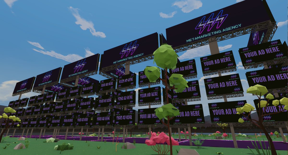 brandmetaverse's tweet photo. Looking👀 to establish your presence in the #metaverse? We'll look no further! Now offering #billboard space within #Decentraland. Contact us to get your #ad up today 🔥🚀🚀🚀 Great for #social campaigns.🗣️📢 

#nftcommunity #business #smallbusinessowner #advertisingcontent #ads https://t.co/6TiZ4Rfzx6