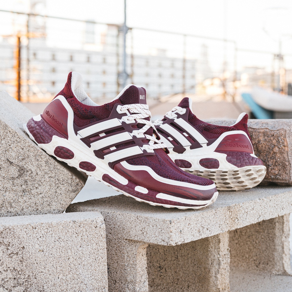 BAITme's tweet photo. The BAIT x Adidas x Attack on Titan Ultraboost are available today via FCFS in store at all US BAIT locations except for the BAIT Vault. Online raffle winners for the shoes will be emailed today! https://t.co/qMpfNbXstu