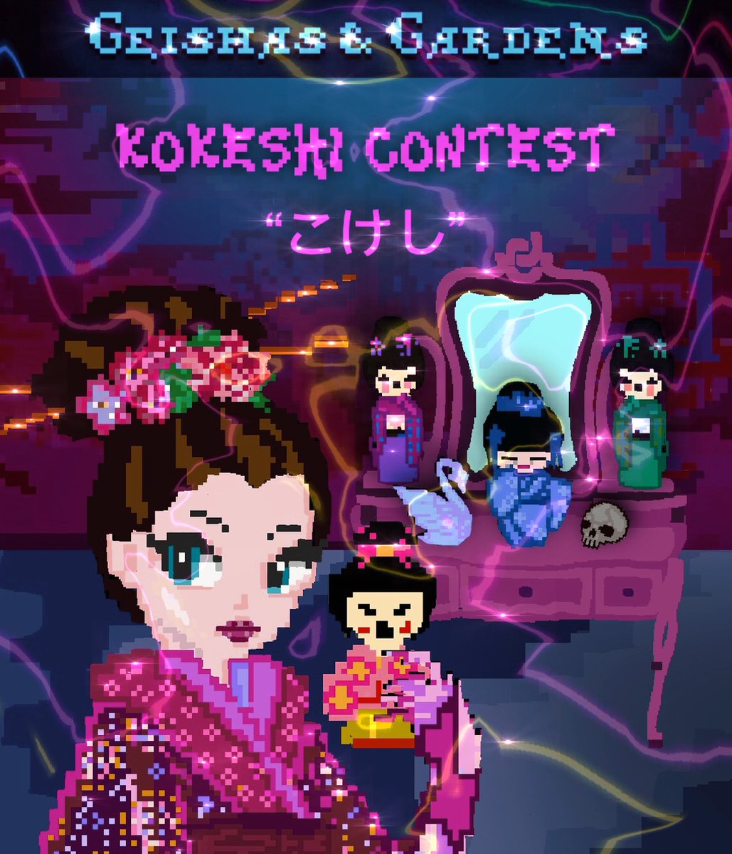 🎎 ART EVENT #3: KOKESHI DOLL CONTEST 🎎

For the details, visit our Discord and check #🎁giveaways channel: discord.gg/GeishasGardens