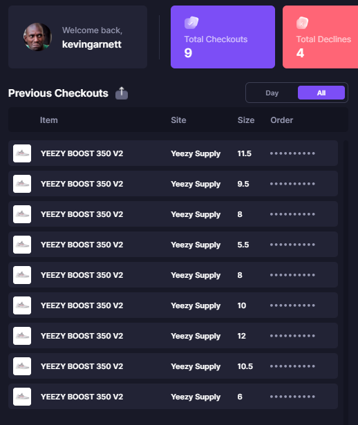 29 zebras all together b: @wrathsoftware @ValorAIO cg: @GFNF__ @acookgroup @notify (thanks for the Valor weekly) p: @LiveProxies @OculusProxies @WolvesProxy g: @SogustGmails