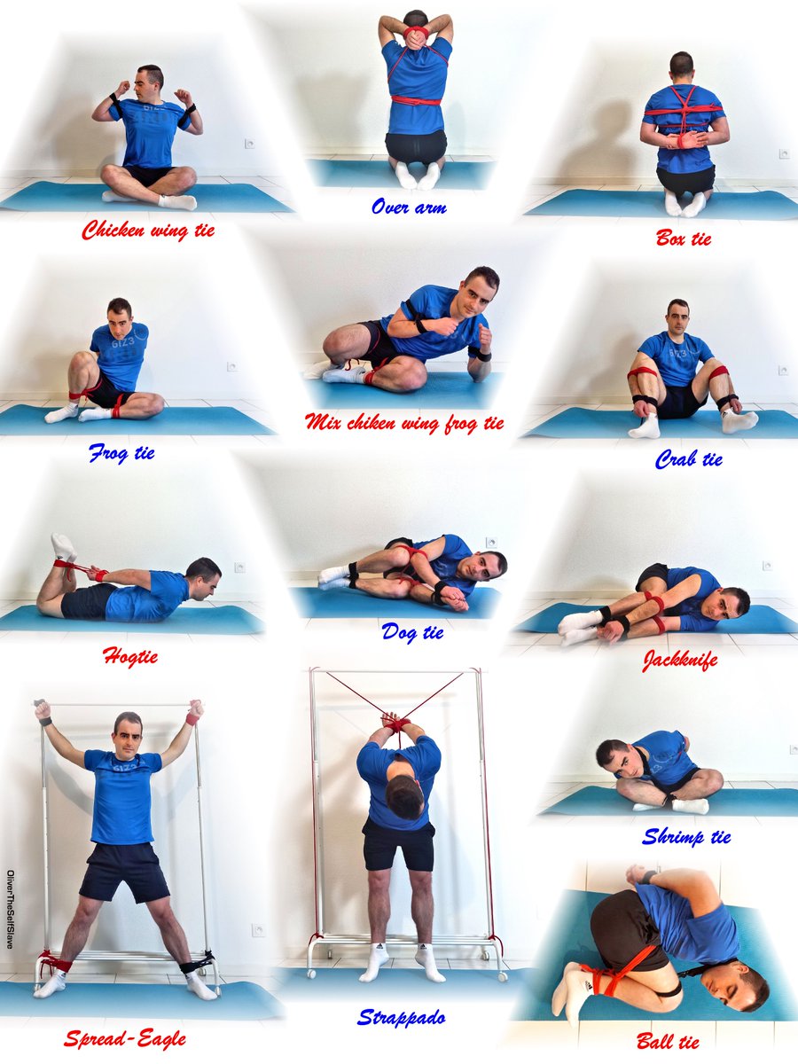 OliverSelfSlave's tweet photo. A presentation of 13 most classic bondage positions

#bondage #bondageguy #bondageboy #tiedup #tiedupguy #ropes #hogtie #spreadeagle #strappado #balltie #frogtie https://t.co/B0Y8UTCnsx
