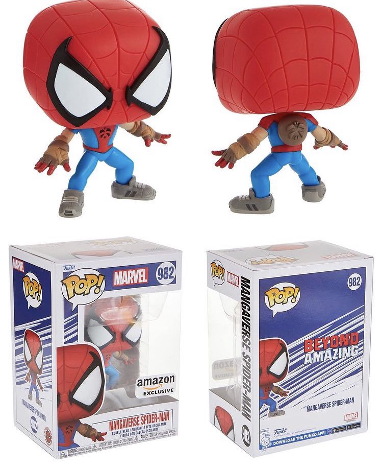 RT @funkomarvelnews: A look at the Amazon exclusive Funko Pop! Mangaverse Spider-Man! 

#SpiderMansp https://t.co/NspjjXhcP4