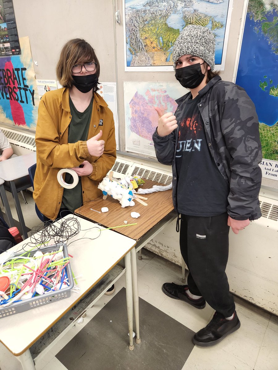 GDHSGlobalEd's tweet photo. Gr. 9 Geographers building earthquake-proof structures! https://t.co/QYQBwAZ216