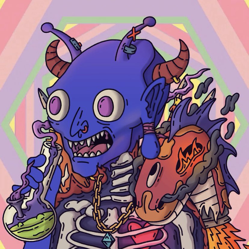 NftToes's tweet photo. Keep an eye out for @ManiakAliens https://t.co/eLGrLHuhHX