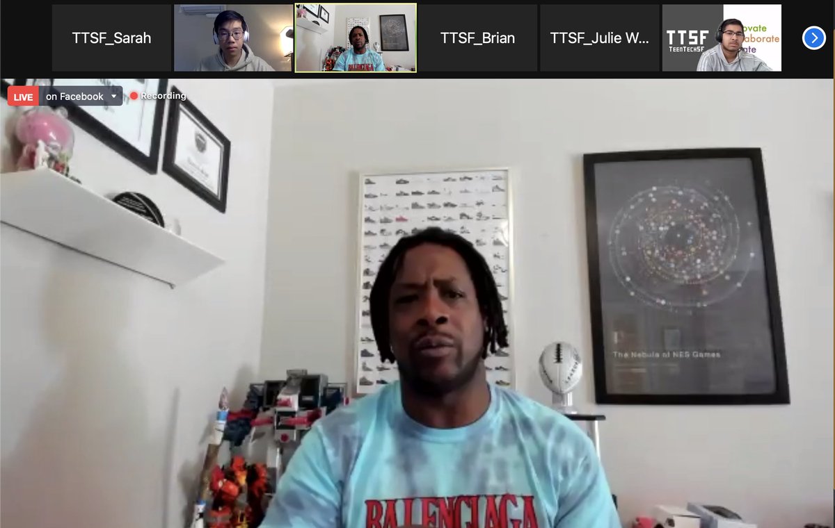 Sarah22661008's tweet photo. Kennan Scott answers questions and gives advice at @teentechsf 's STEM SIF on choosing the right companies to research and work at that truly stand for diversity and over inclusive spaces

#teentechsf #tech #diversity #stem https://t.co/2qlv6vFNKt