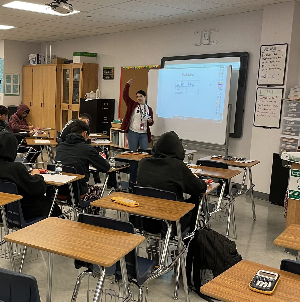 LoriGomez_PHHS's tweet photo. Spartans learning shortcuts and strategies for our upcoming Algebra I EOC. Thank you, Ms. Torres, for keeping our students engaged! π§‘ #RISE #EOCready #ThisIsSparta @PHills_HS https://t.co/wCDTF5Ynz2