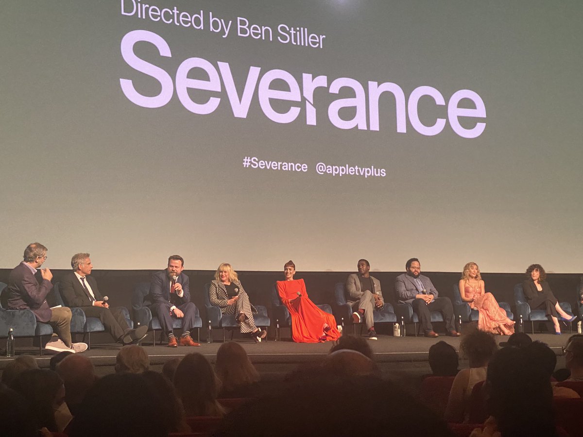 ReelJeffEwing's tweet photo. I had a blast last night at the #Severance finale courtesy of @AppleTVPlus!
Our #ProcessingSeverance aftershow was so fun… and we’re coming back for Season 2! Thanks for watching and commenting, and shout out to the best team in the biz. https://t.co/I5LcZFVSow