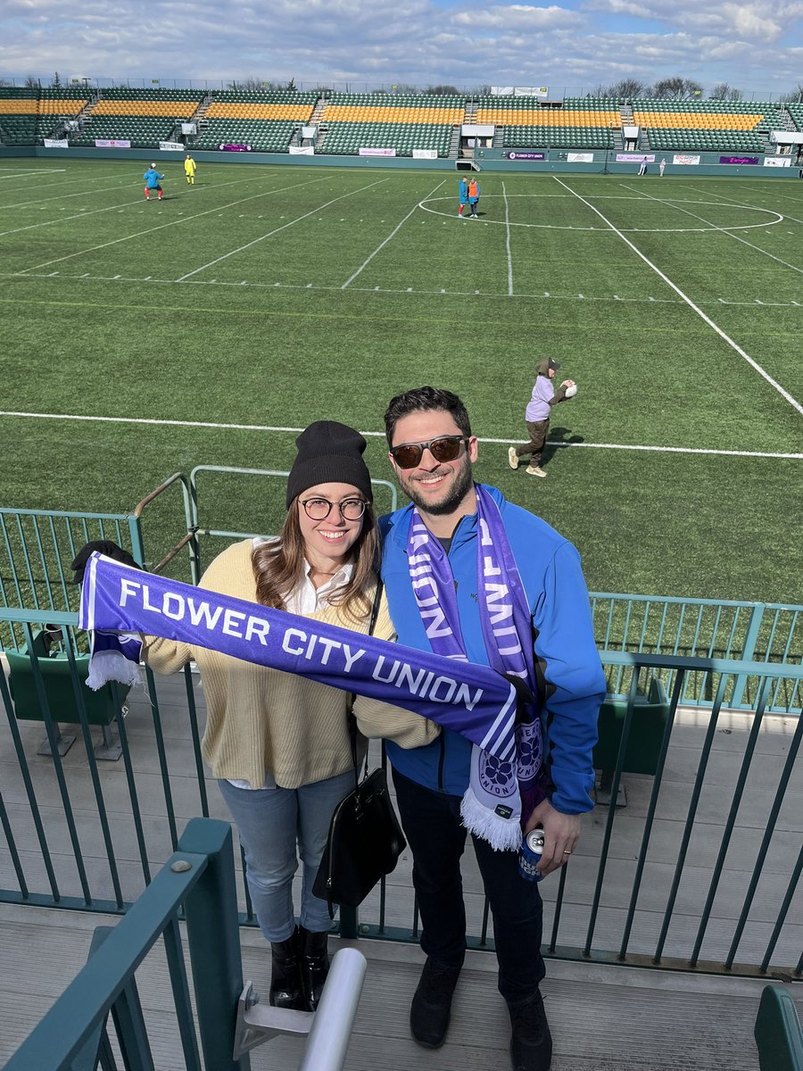 We had a great time rooting for the @FlowerCityUnion today at home!! This team keeps fighting 💪 #RootedInRochester