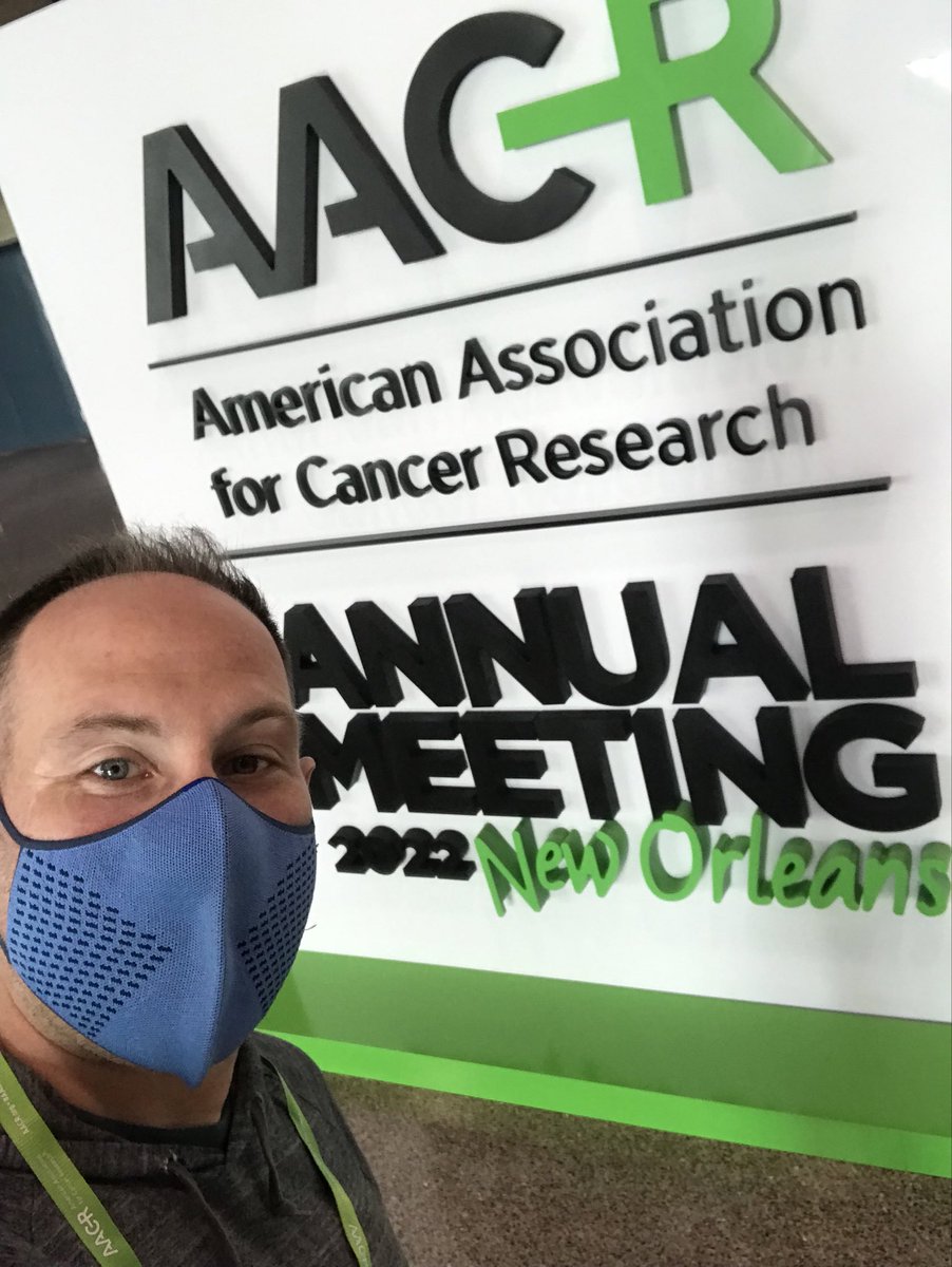 Ready for this great meeting, a much needed reboot and the NO nights are a plus after the past few years. #AACR22