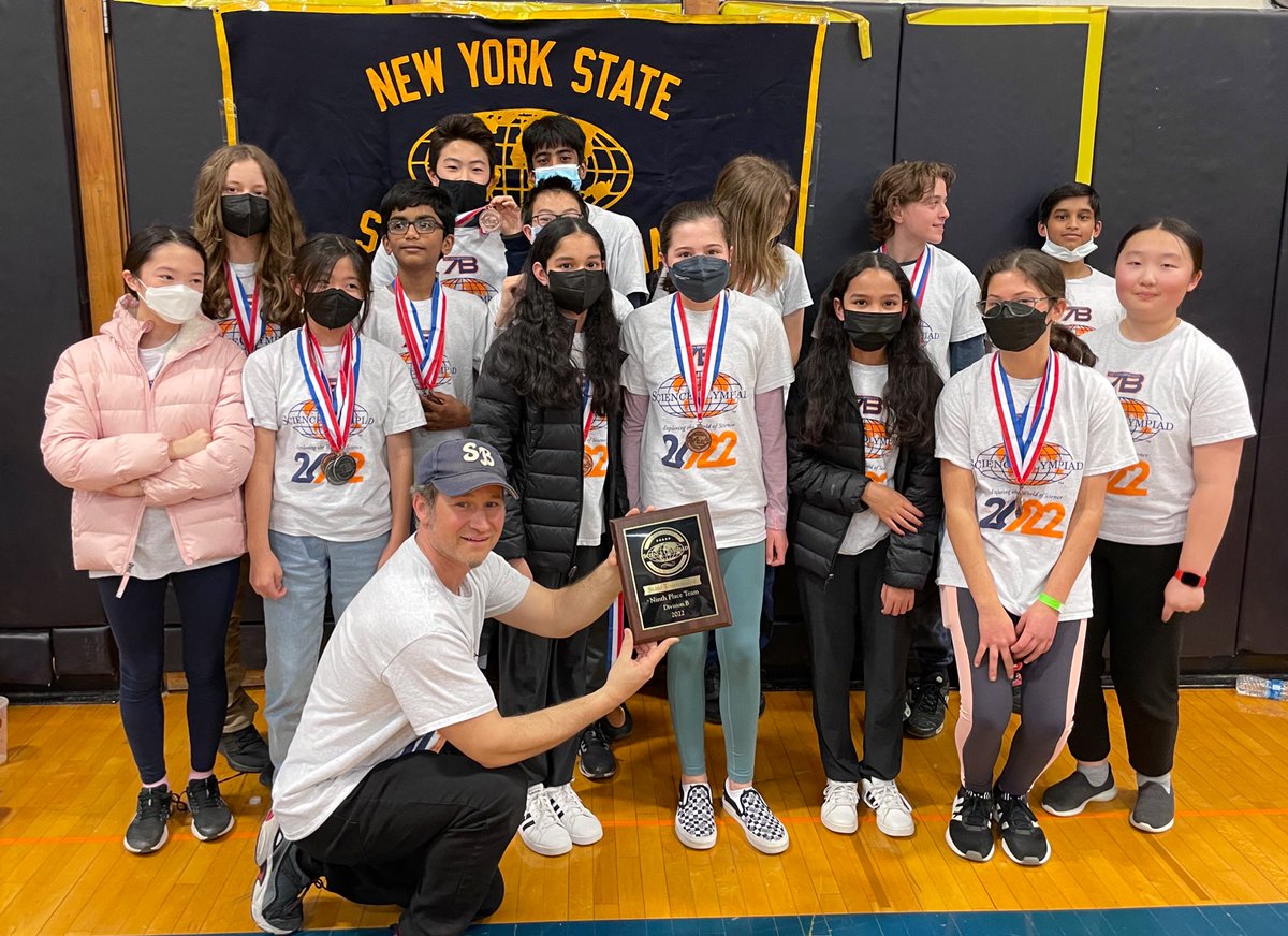 Congratulations 7B Science Olympians - We Are…# 9️⃣ in the State of NY 🙌🏼🙌🏼🙌🏼 #weare7B