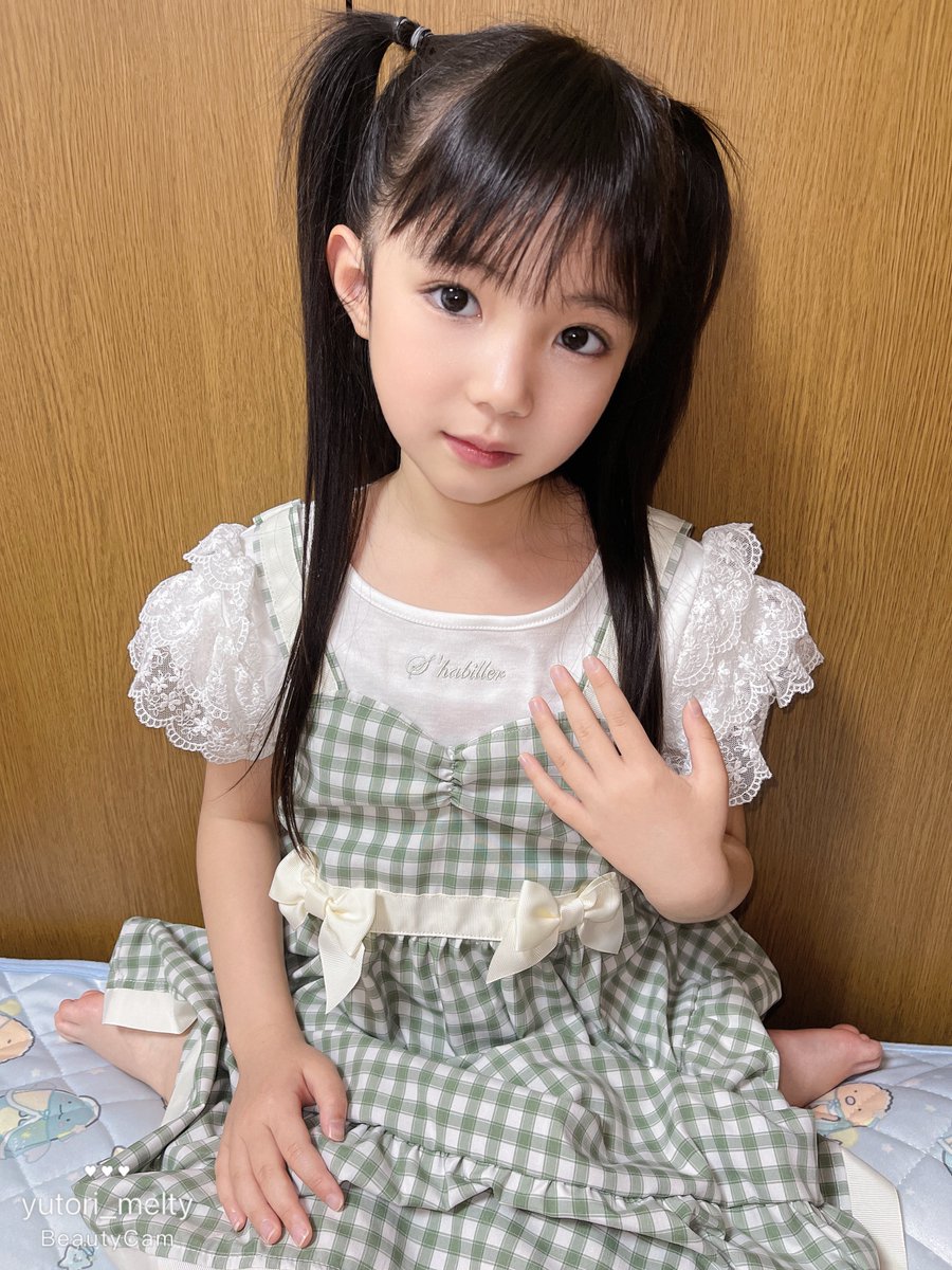 またまた @axesfemme_tweet ワンピース着てみたよ💚 夏らしくて可愛い🥹💕