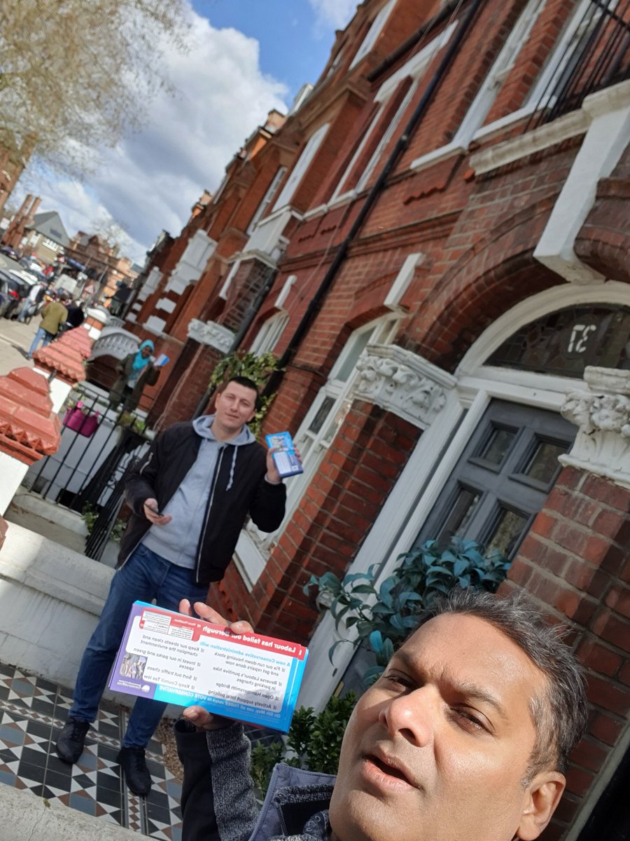 MondoYaz's tweet photo. Double dose of a beautifully day following #Ivatt place we headed to #Palisser Road and #cafeici . Glad to see a lot of you residents and welcome new ones . Special thanks to a special guest star canvasser @HagirAhmedUK. @HFConsCllrs @MondoYaz @DragiTemkov @SophieCRichards https://t.co/EM7HmyH2kY