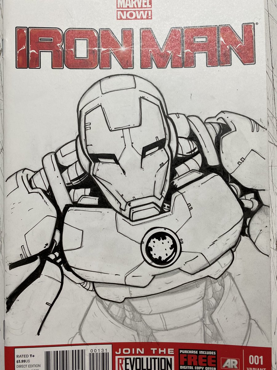 blee412's tweet photo. Inking a sketch cover started WAY BACK when. Pet projects, AMIRITE? Lol 😋
.
.
.
#IronMan #comics #MakeComics #illustrator #WIP #COPICpens @Marvel #SketchCover #PetProject https://t.co/AJLAwP8LAh