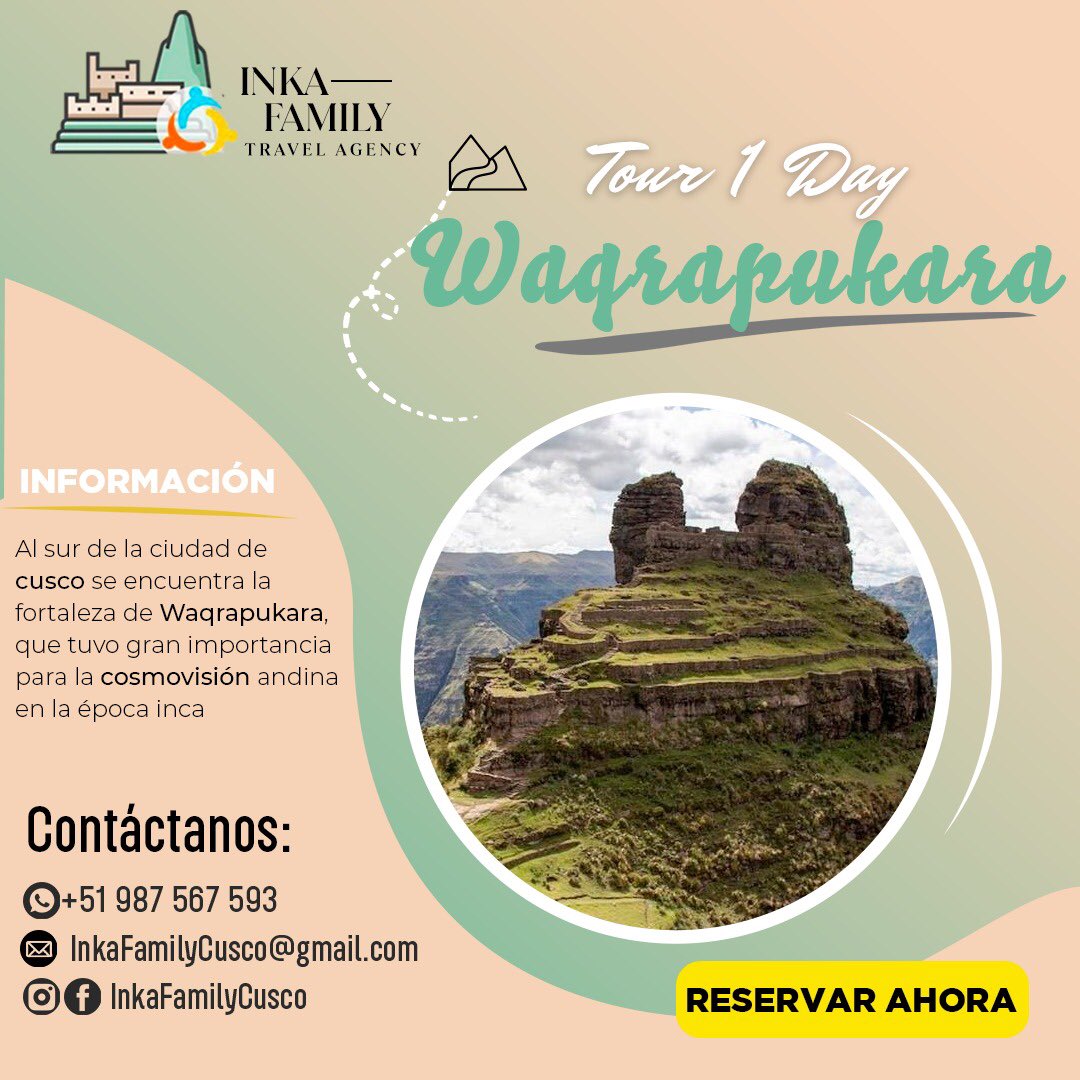 AgencyInka's tweet photo. Es hora de viajar y conocer!! ✈️
Paquetes Turísticos Seguros 💪👍¡¡
Inka Family Travel Agency ⛰😃😃
Contactos inkafamilycusco@gmail.com
TLF Whatsaap: +51 987567593📲📲
https://t.co/t4pqqskX1H
#Machupicchu #viajerosperu #peru #turismoseguro #cusco https://t.co/stPCWedenO