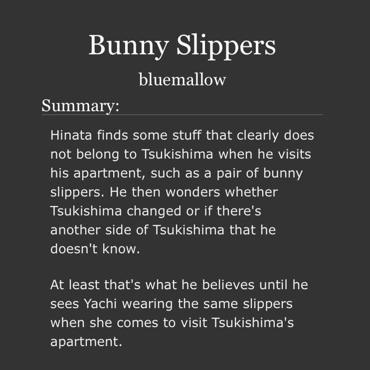 seamsterspell's tweet photo. #tsukiyachi oneshot (5k words)

A self-indulgence fic that I wrote instead of sleeping 🤤

📖 https://t.co/pguOxrMPwG https://t.co/fZqI6lL7Cy