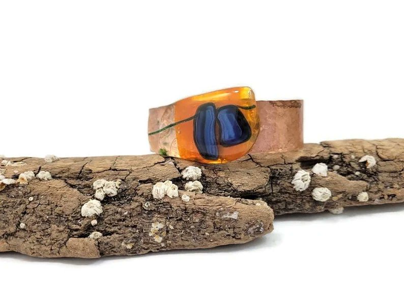 mypurplebubble's tweet photo. Shop: https://t.co/0HLUefdHZv
Copper Adjustable Band Fused Glass Cuff, Bracelet, Fashion, Orange, Blue, Clear, Green, Hippie, Bohemian, Free Spirit Jewelry, Gift, Friend #etsyspecialT https://t.co/9WXsi38HRT
