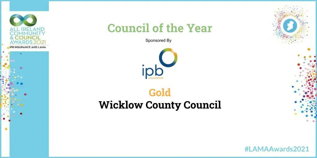 LAMA CC Awards (@lamaawards) on Twitter photo Presented by Michael Garvey from <a href="/IPB_Insurance/">IPB Insurance</a>, the highly prestigious Council of the Year has been awarded to <a href="/wicklowcoco/">Wicklow County Council</a>! Congratulations on such a great achievement! 🎉
#LAMAAwards2021 Presented by Michael Garvey from <a href="/IPB_Insurance/">IPB Insurance</a>, the highly prestigious Council of the Year has been awarded to <a href="/wicklowcoco/">Wicklow County Council</a>! Congratulations on such a great achievement! 🎉
#LAMAAwards2021