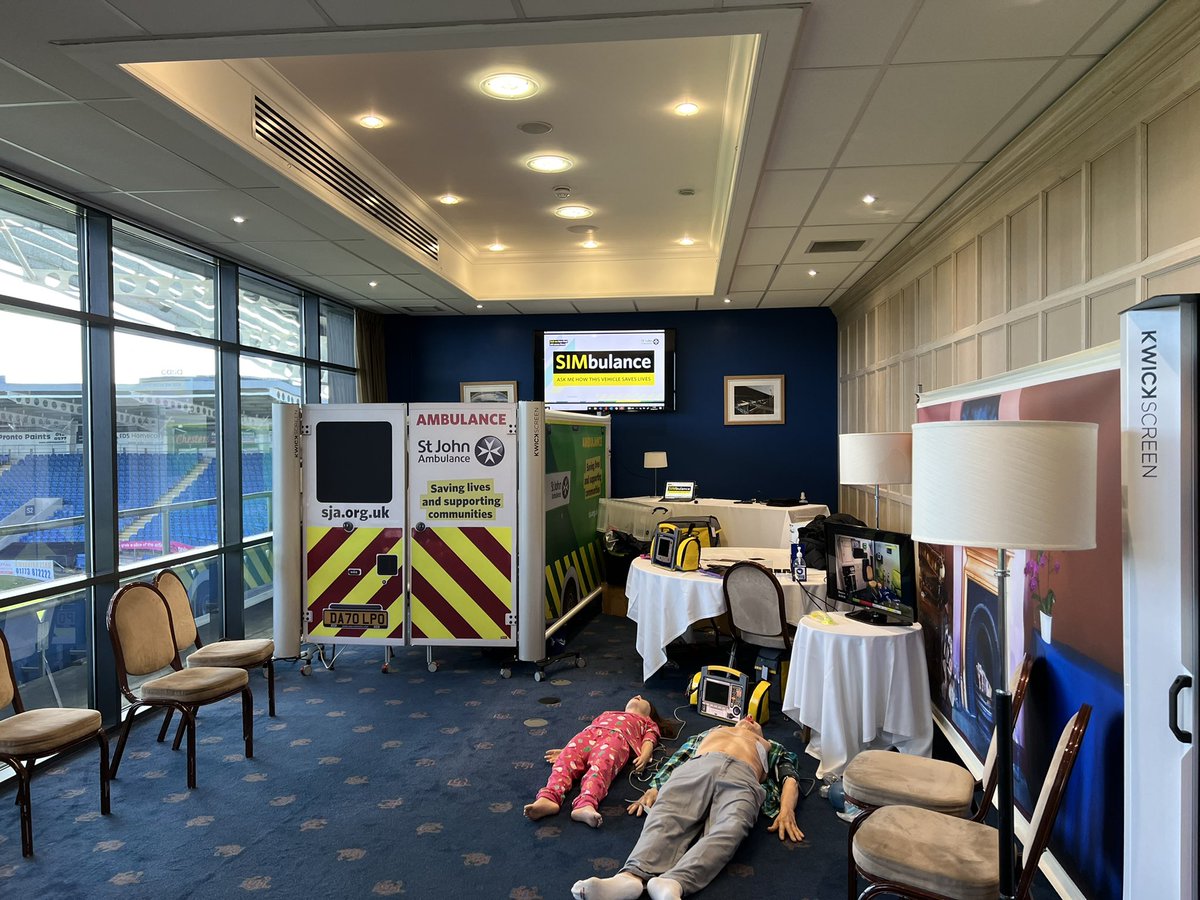 neilrobbo69's tweet photo. Well the vision is eventually out there #simbulance great to launch it to training leads today vehicle launch soon watch this space https://t.co/w0k28IiZM4
