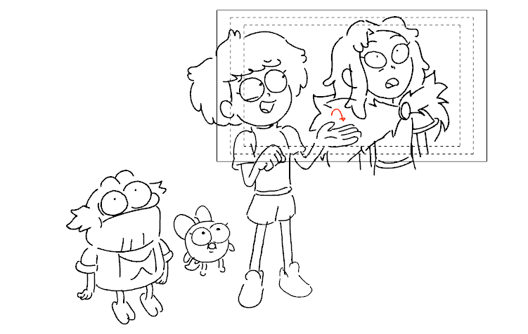 I liked this panel set up too!! this ep was fun to work on 