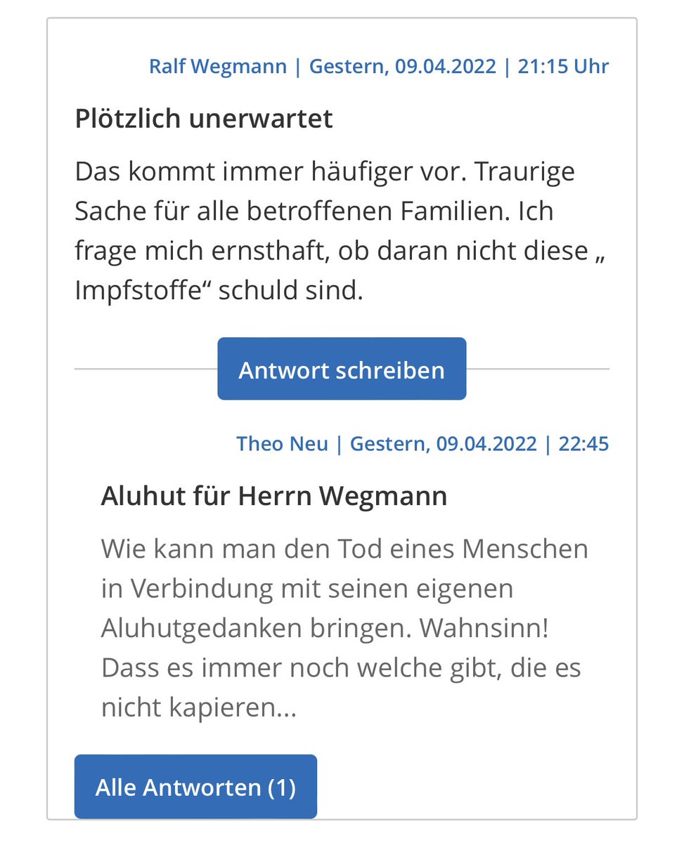 djcooky78's tweet photo. Den plötzlichen Tod von Uwe Bohm kommentiert direkt wieder ein Querdenker. Ekelhaft. Pietätlos! 🤮 https://t.co/OcrJZ3htp1 #UweBohm https://t.co/FZj6fkg7sC