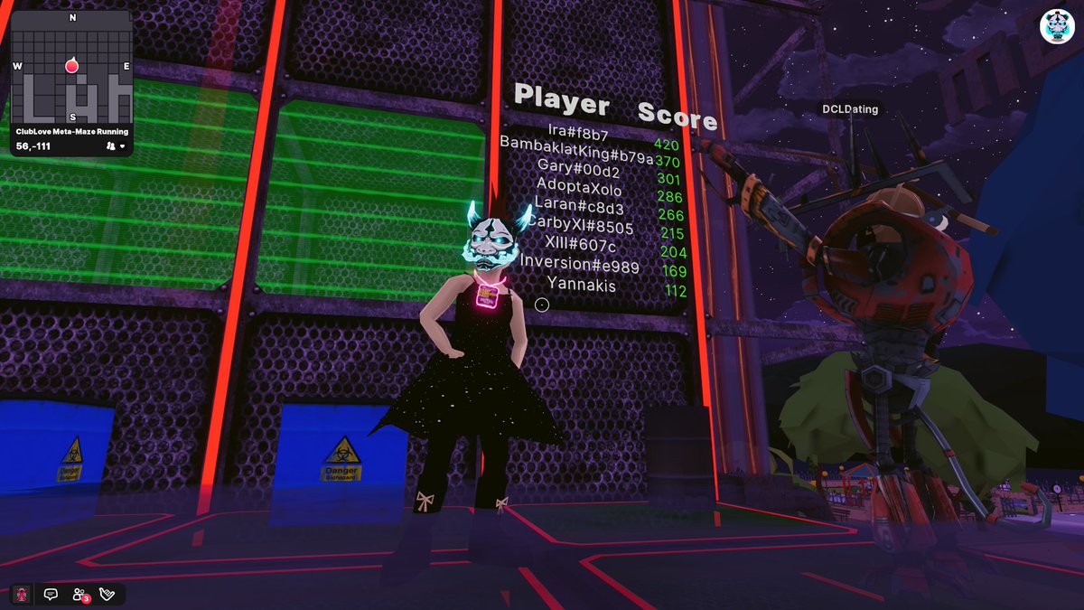 DarkIra300's tweet photo. @AdoptaXolo 420!! VIP HOLDER
I'm loving this competition <3 I'm glad you're participating, I'll wait for you here @DOCTORdrippNFT
@DCLDating, hey @yannakis_dcl i'm here let's go make some stitches?
@decentraland @DecentralWear #Parkour2Earn #p2e https://t.co/jDP1ec3wuH