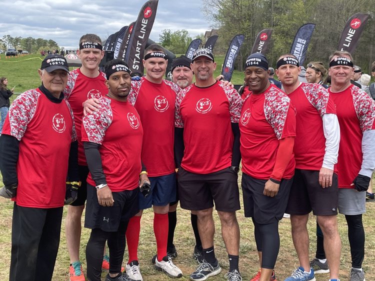 f3sandlot's tweet photo. 9 pax from @F3sandlot, @f3_valhalla, and @F3Sawmill converged at the Spartan race in Concord,NC today and caught up with some brothers from @F3Florence. Lots of fun, mud, and even a few burpees. 
#F3Counts @F3Columbia https://t.co/lhPTaaVN4S