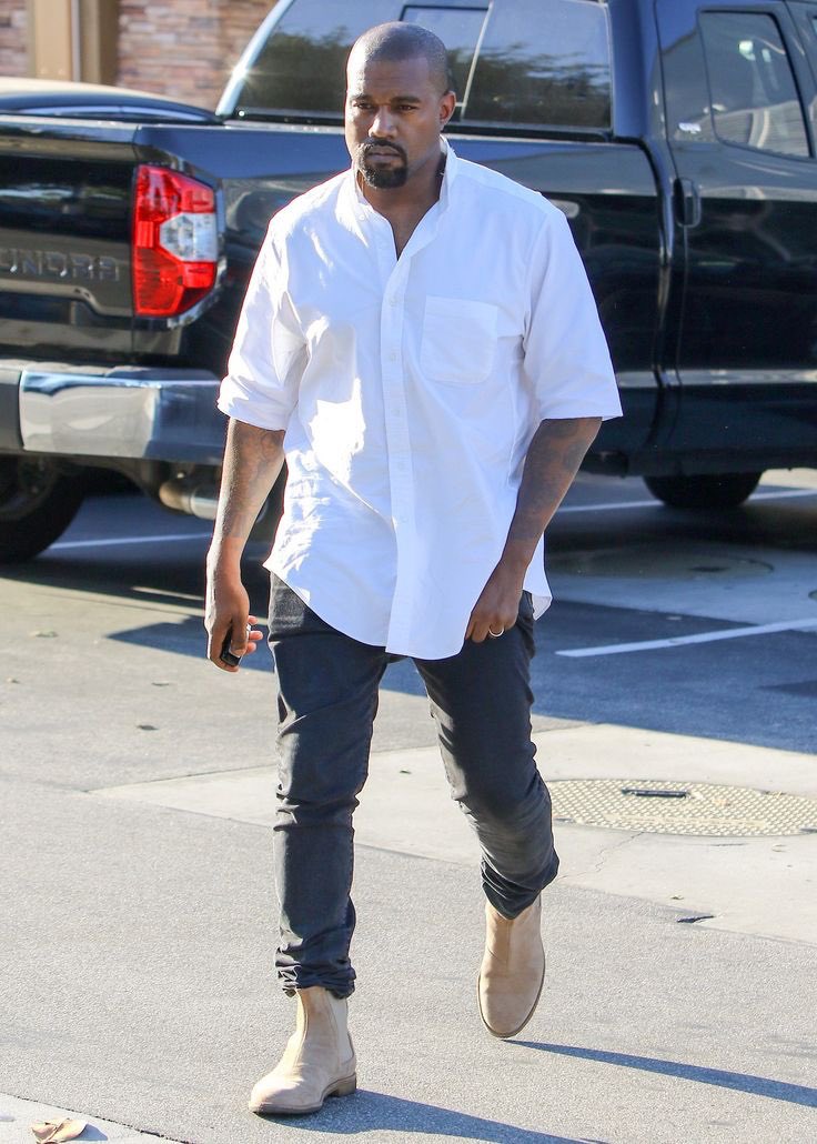 Kanye streetwear fashion with dress shirt. THREAD : 1.white shirt Kanye streetwear fashion with dress shirt. THREAD : 1.white shirt