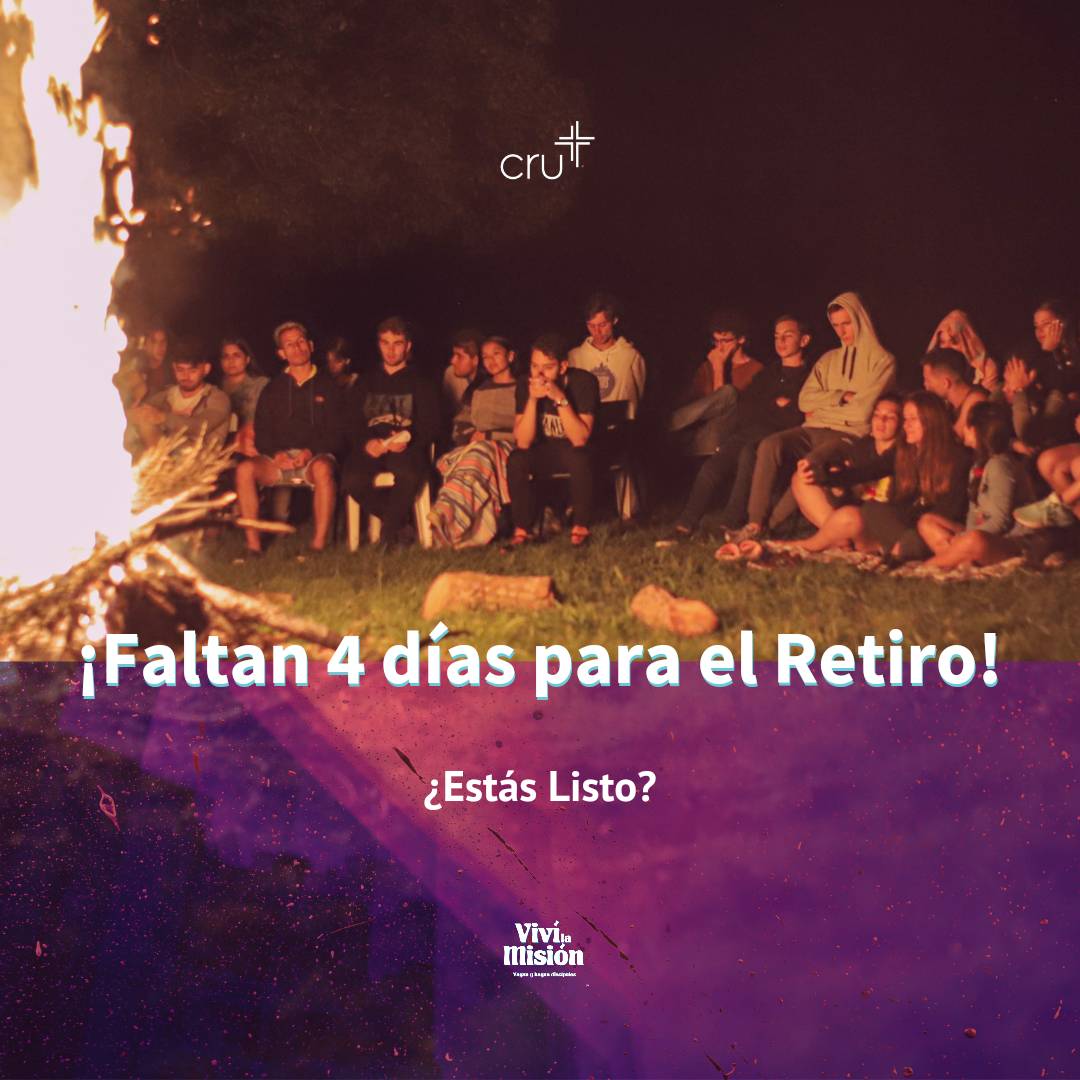 CruArgentina's tweet photo. Faltan 4 días para reunirnos luego de mucho tiempo. Un tiempo para crecer y conocer más de Dios y como vivir la misión en cada lugar donde Estamos.

#2022 #digital #digitalmissions #jesus #ministry #misionerosdigitales #estudiantes #profesionales #iglesias #familias #indigitous https://t.co/mxuyWxS0gc