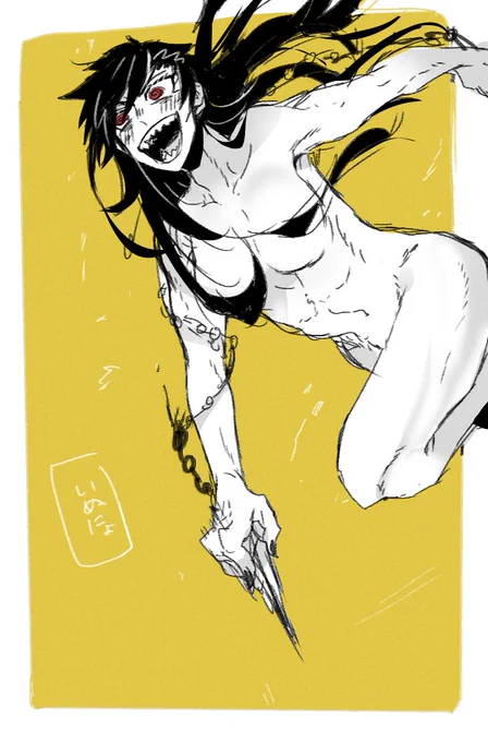 お気にの線だけ絵 