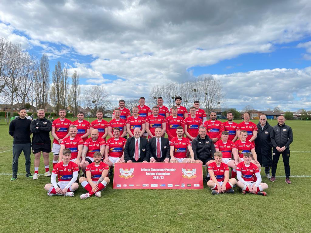 Deacs3's tweet photo. Proud of all at @LonglevensRugby for a well deserved promotion #champions #GlosPrem ! https://t.co/t5mGOFIHAB