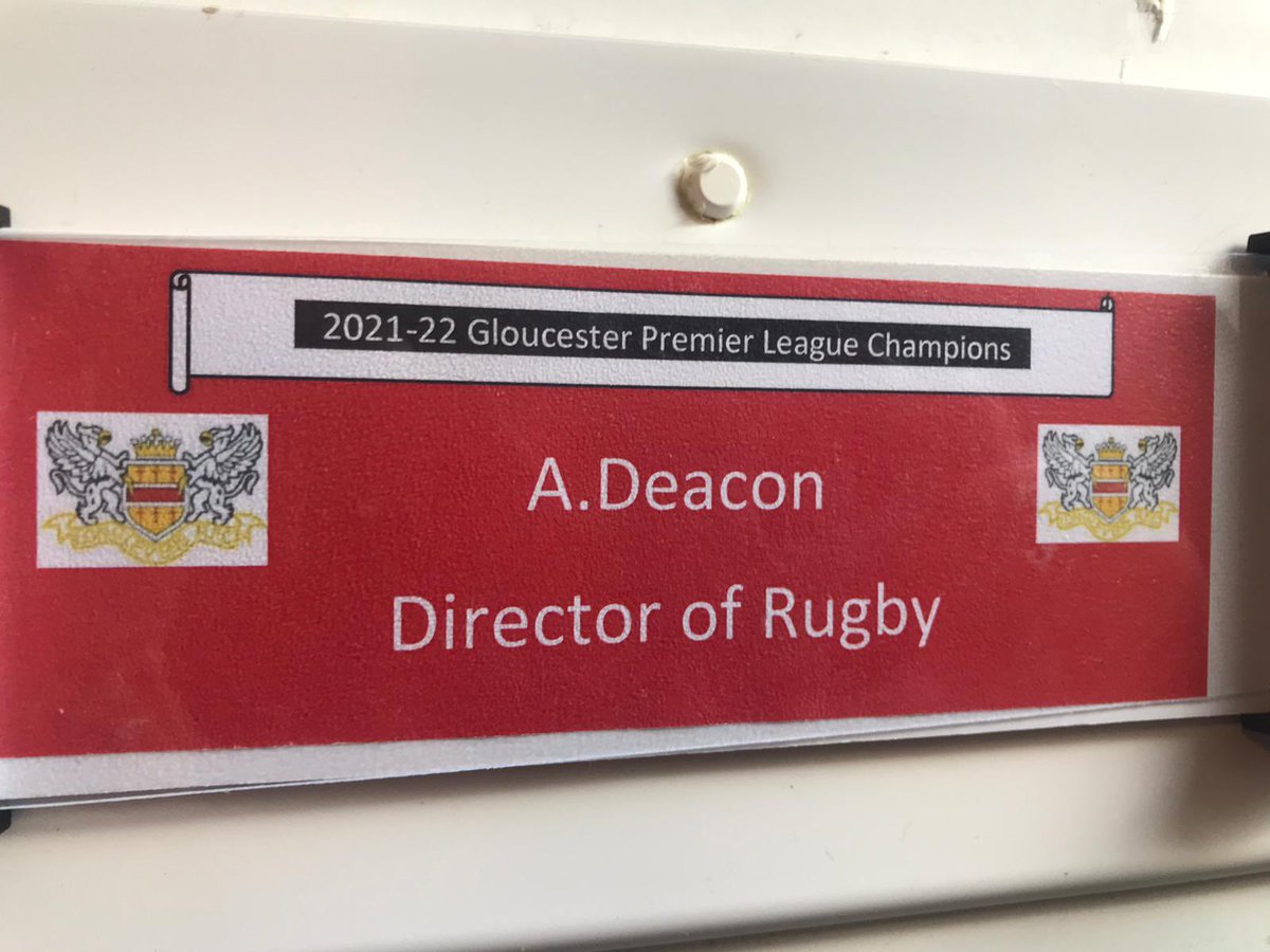 Deacs3's tweet photo. Proud of all at @LonglevensRugby for a well deserved promotion #champions #GlosPrem ! https://t.co/t5mGOFIHAB