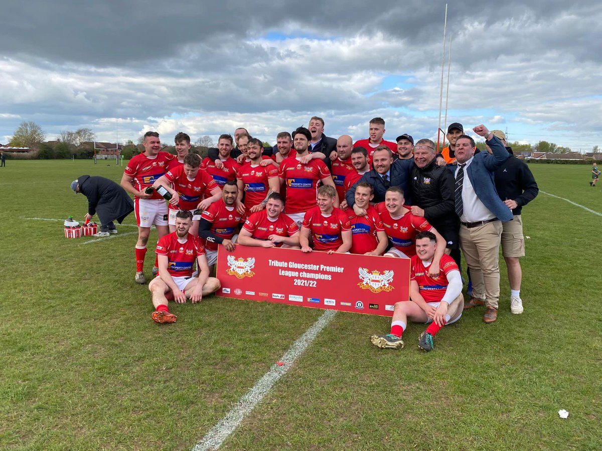 Deacs3's tweet photo. Proud of all at @LonglevensRugby for a well deserved promotion #champions #GlosPrem ! https://t.co/t5mGOFIHAB