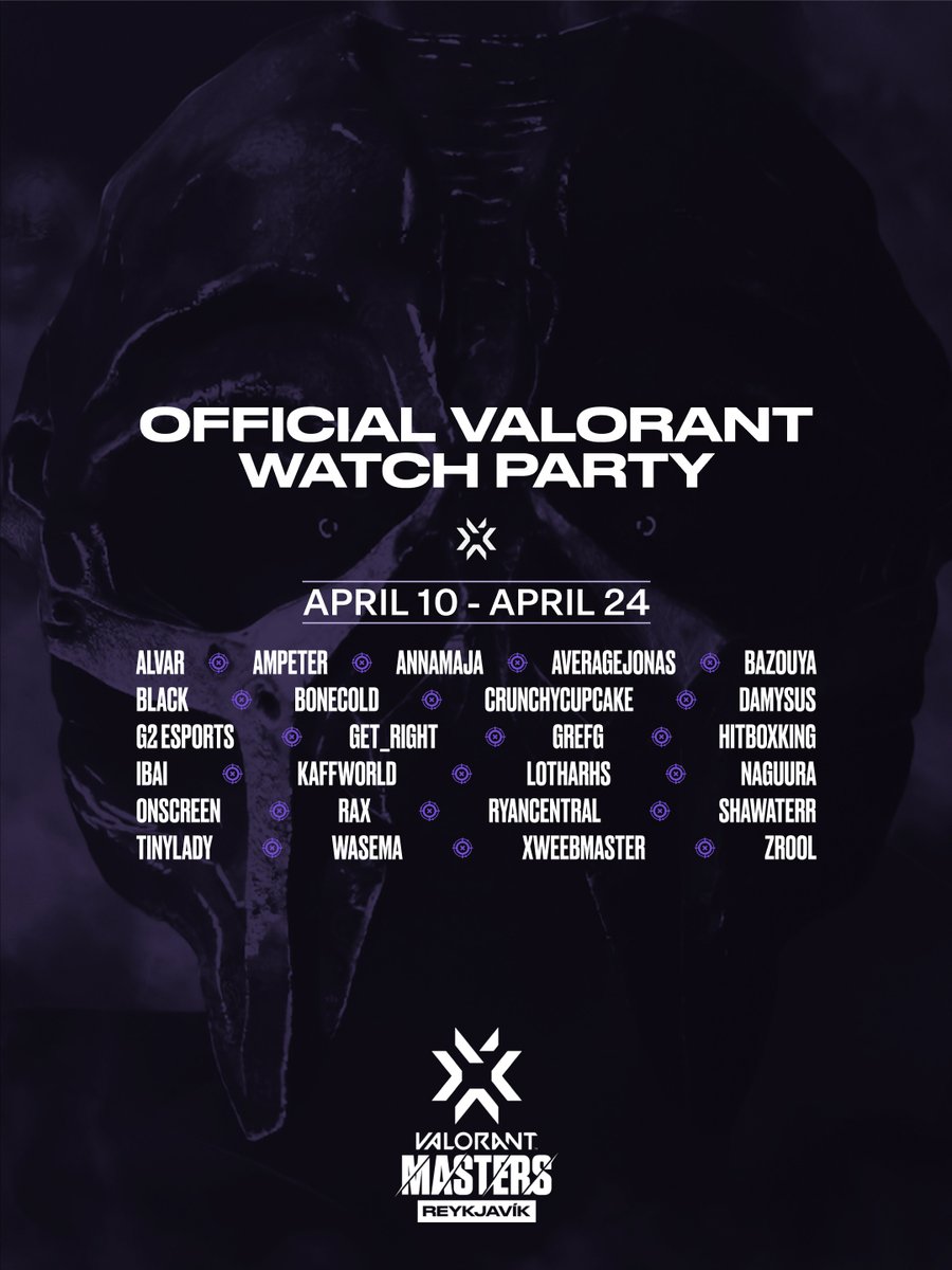 supermens95's tweet photo. Your #VALORANTMasters EMEA Watch Parties!
You can watch the match videos on our youtube channel: https://t.co/ml6WshX2dq
#100ThievesEsports #T100 #FPX #TL
#Playoffs #VCT #VALORANT #DAY3 https://t.co/uqBRKTKGRp