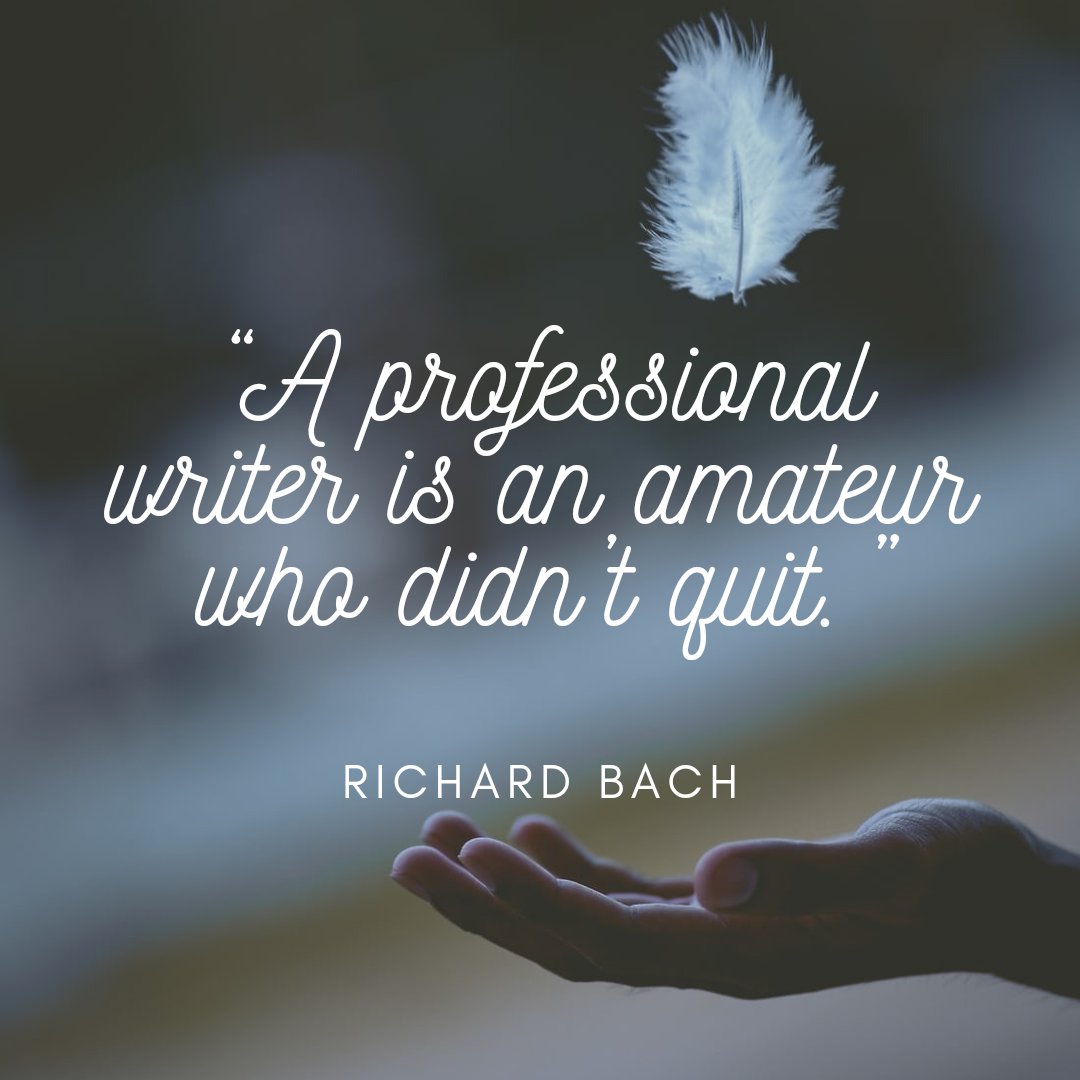 BookNookNerdy's tweet photo. #WritingCommunity #writingquote #quote #creativequote #dontgiveup #dontquit #amateur #professional https://t.co/JJ8VzL0UZv