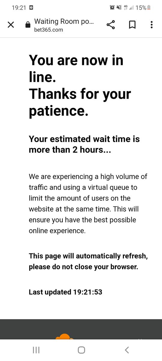 ClurLouise's tweet photo. @bet365 what's the craic with this then? I got onto the website and went to withdraw, got kicked out and ended up with this... jumped from 6mins to 2hours! https://t.co/s3C8X7O1dX