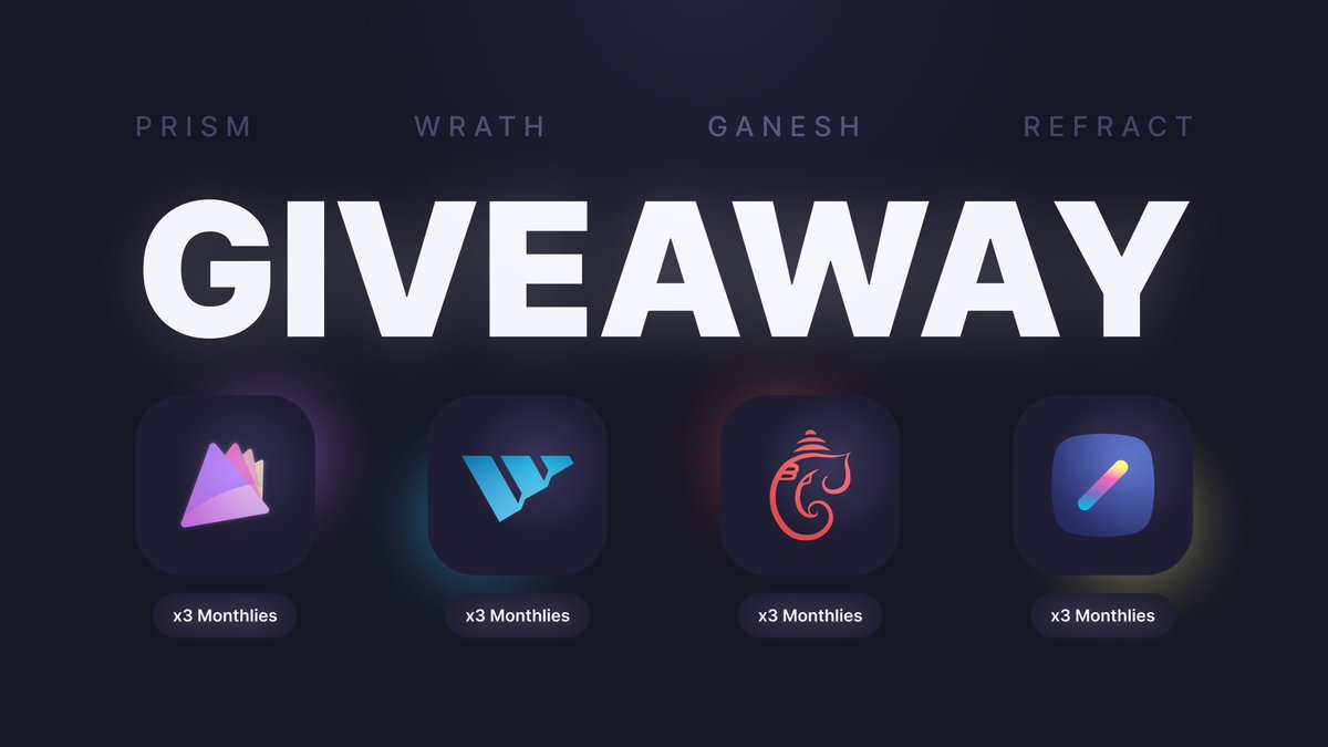 🚨 MONTHLY LICENSE GIVEAWAY 🚨 Need a copy from a top sneaker or retail bot? Retweet this tweet & follow 🔁💜 @PrismAIO @WrathSoftware @GaneshBot @RefractBot Winners picked on Monday!