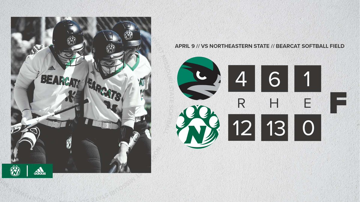 That’s a Bearcat win! 

Northwest hits 5 home runs in the first game. Olivia goes 3-3 with 4 RBI’s while Lauren went 2-3 with 4 RBI’s.