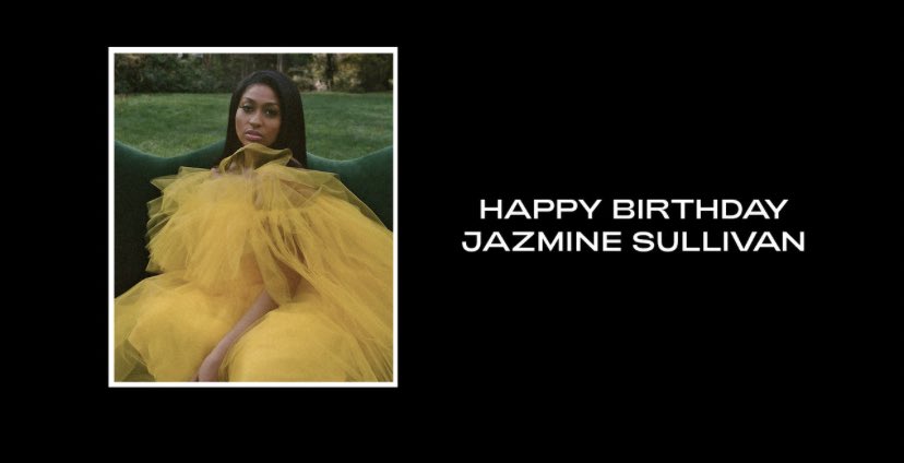 Beyoncé wishes Jazmine Sullivan a happy birthday. 