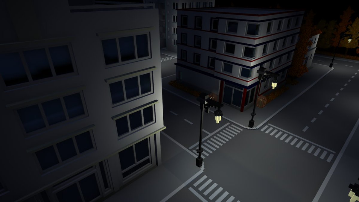 LastHowlGames's tweet photo. A quiet night on the streets of Voxel Miami. New package coming soon on Unity Asset Store. 

https://t.co/ZIF9qx7cWg

#unity #madewithunity #voxelart #3dmodeling https://t.co/w7RCI0Mo1S
