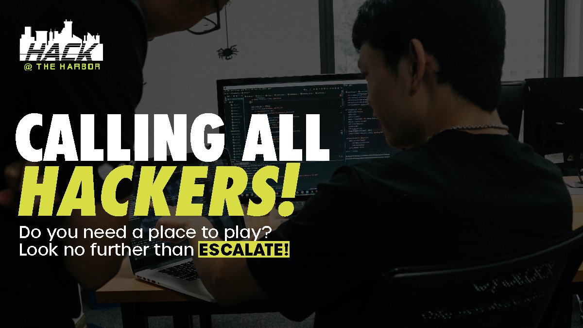 HathCon's tweet photo. Calling all hackers young and old👨🏻‍💻; need a place to play?  Look no further than ESCALATE! ➡️https://t.co/W2KKk3yvxX

-
-
#cybercrime #programmerslife  #cybersecurity  #hackathon https://t.co/JTN8Jr7ga1