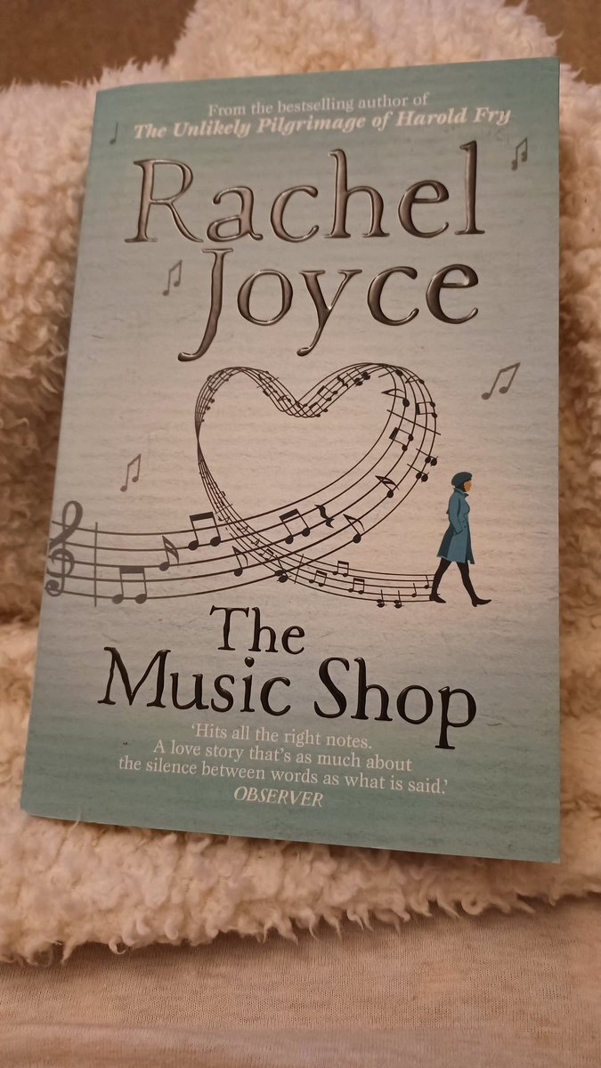 68 pages read and I'm really enjoying #TheMusicShop #RachelJoyce #BookTwitter #reading 😍📚