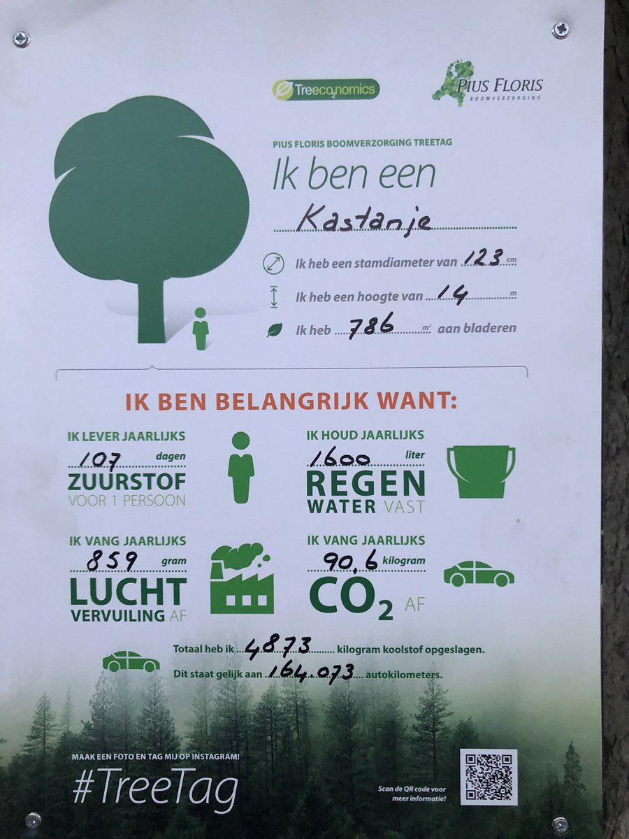 Actie #TreeTag maakt het belang van bomen voor mens en omgeving zichtbaar. <a href="/Reijmerstok/">PoortenReijmerstok</a> deze prachtige beeldbepalende #kastanje