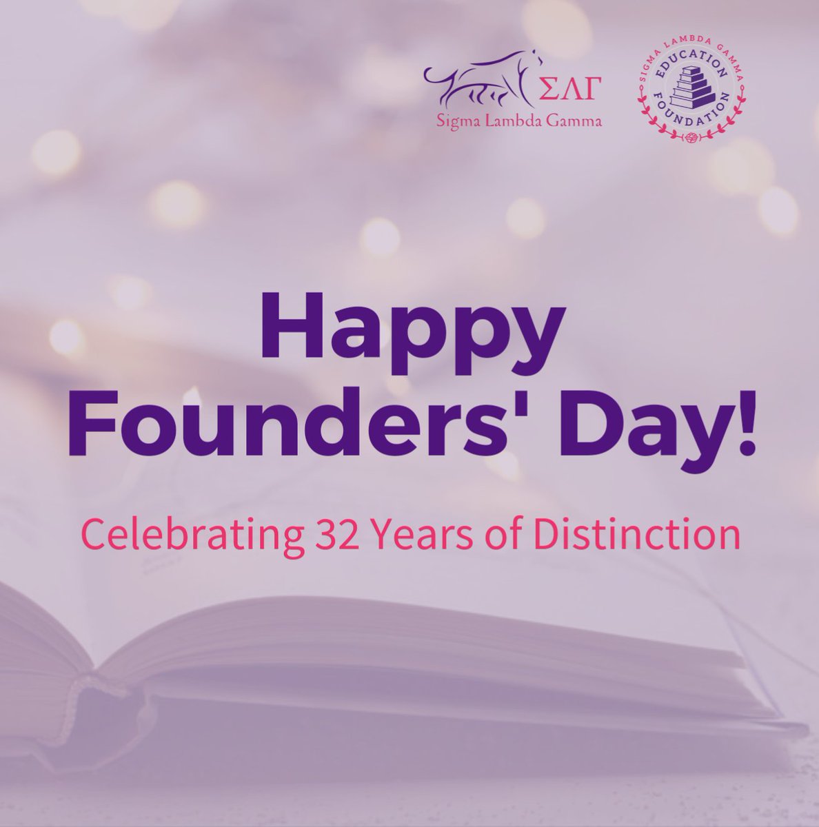 SLG_EFoundation's tweet photo. Wishing all the Gamma love &amp; pride to the distinct members of @slgsorority1990! Today we celebrate 32yrs since our Founders came together to form our organization. Commemorate our Founders &amp; the founding of our sorority &amp; donate to our Everyday Giving Campaign! (link in bio) https://t.co/sUEgIaeG7X