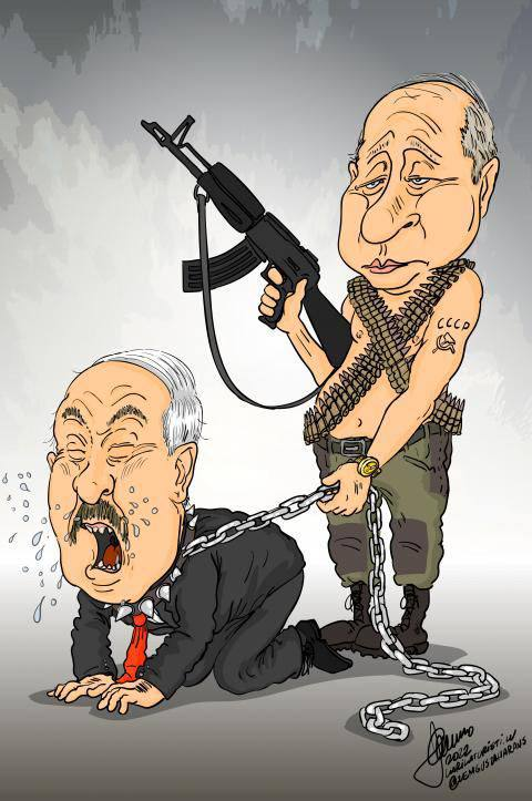 Прямий on Twitter: "Два диктатори путін та лукашенко стали ...