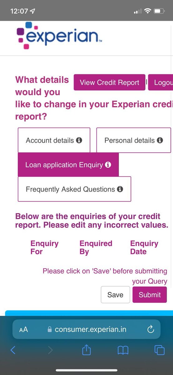snikhil_social's tweet image. Hey @experianhelp_us, while exploring #CRED I stumbled upon my credit score which is provided by you. Know what, there are 5 fake loan accounts merged with mine and badly effecting my #CreditScore. Best part, I&apos;m unable to raise dispute on your website.
(ERN): 1649525569054
