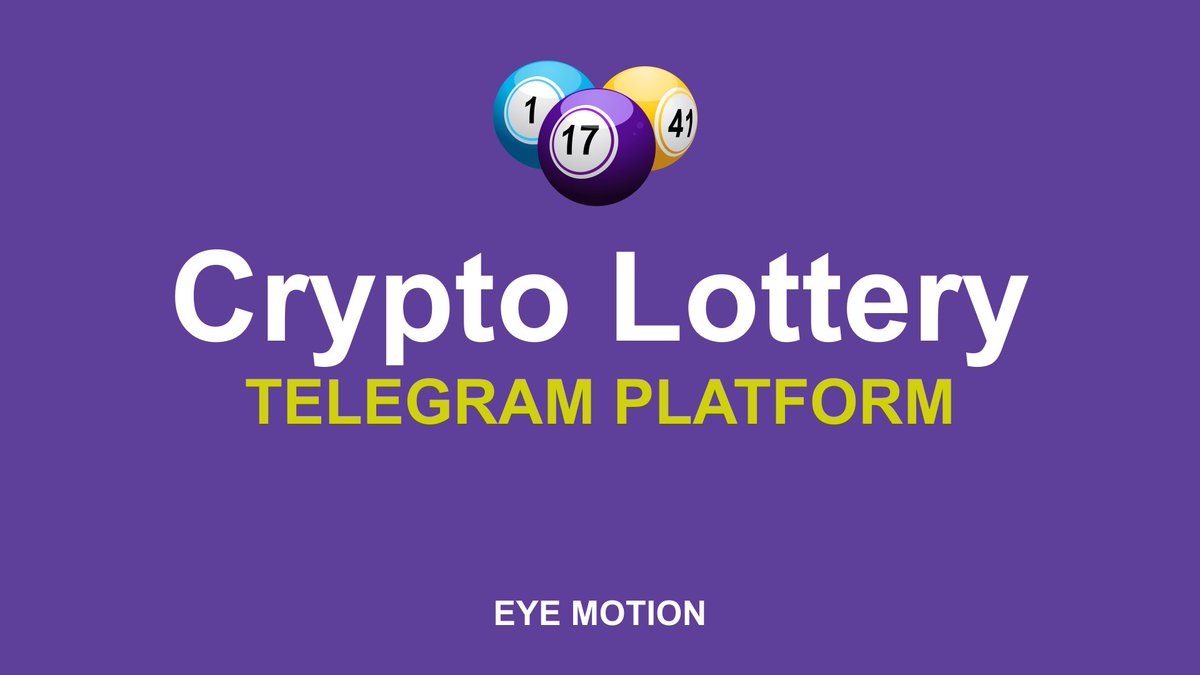 EyeMotionStudio's tweet photo. We're happy to announce, that our new Crypto Lottery Telegram  Platform alpha version is ready. For early access, please contact with us for more details.
#crypto #lottery #iGaming #eyemotion https://t.co/fFZbQYXhPi